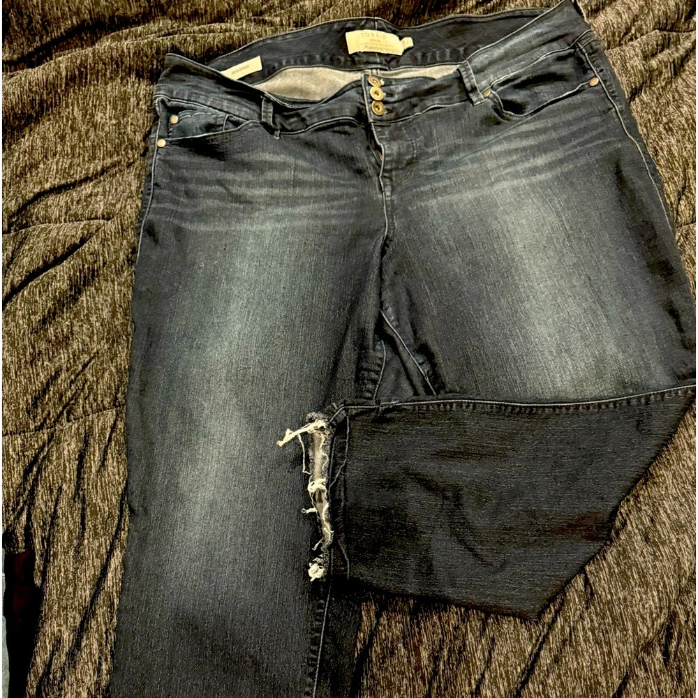 Torrid cropped jegging jeans